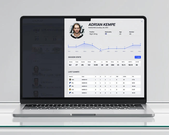 NHLPLAY - NHL Stats Tracking